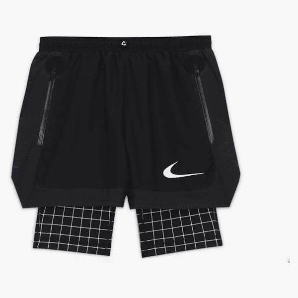 Off-white X Nike Shorts Black Grid