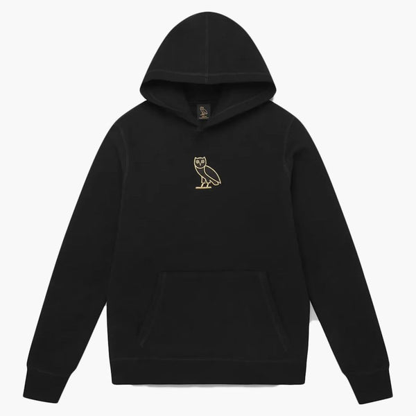 Ovo Classic Owl Hoodie Black