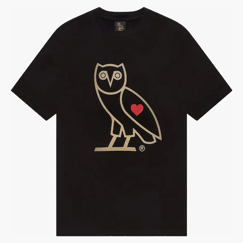 Ovo Give Thanks Og Owl Tee Black