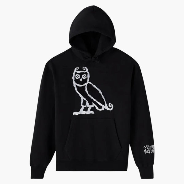 Ovo X Disney The Nightmare Before Christmas Og Owl Hoodie Black