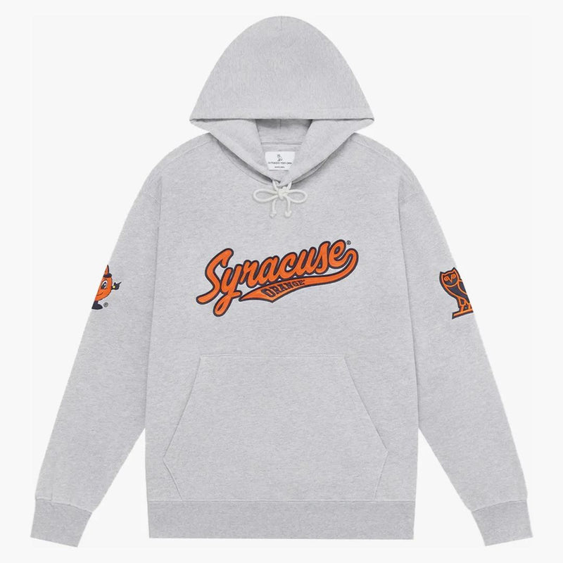 Ovo X Ncaa Syracuse Orange Hoodie Ash Heather Grey