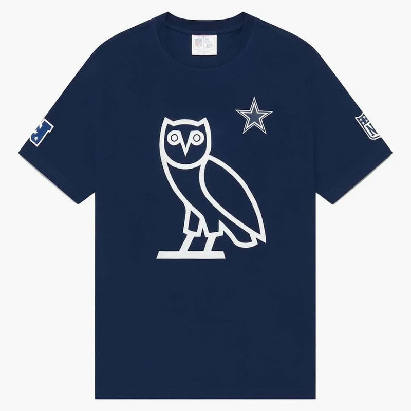 Ovo X Nfl Dallas Cowboys Og Owl T-shirt Navy