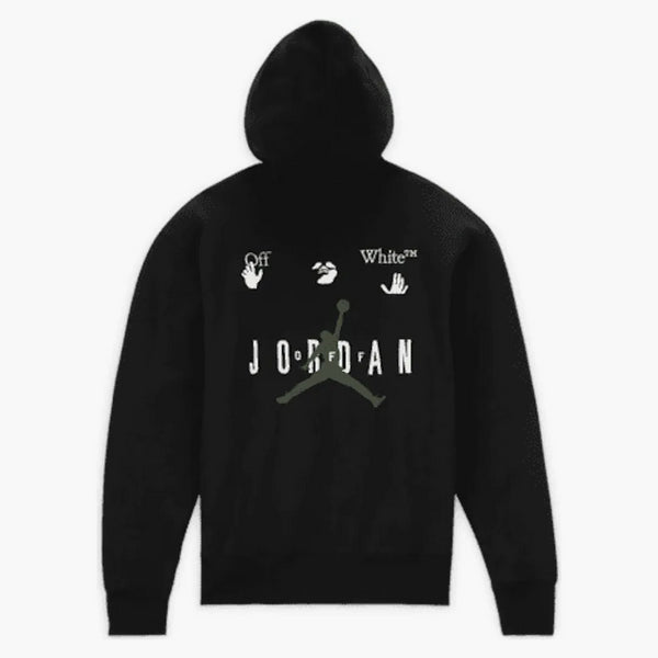 Off-white X Jordan Hoodie (asia Sizing) Black