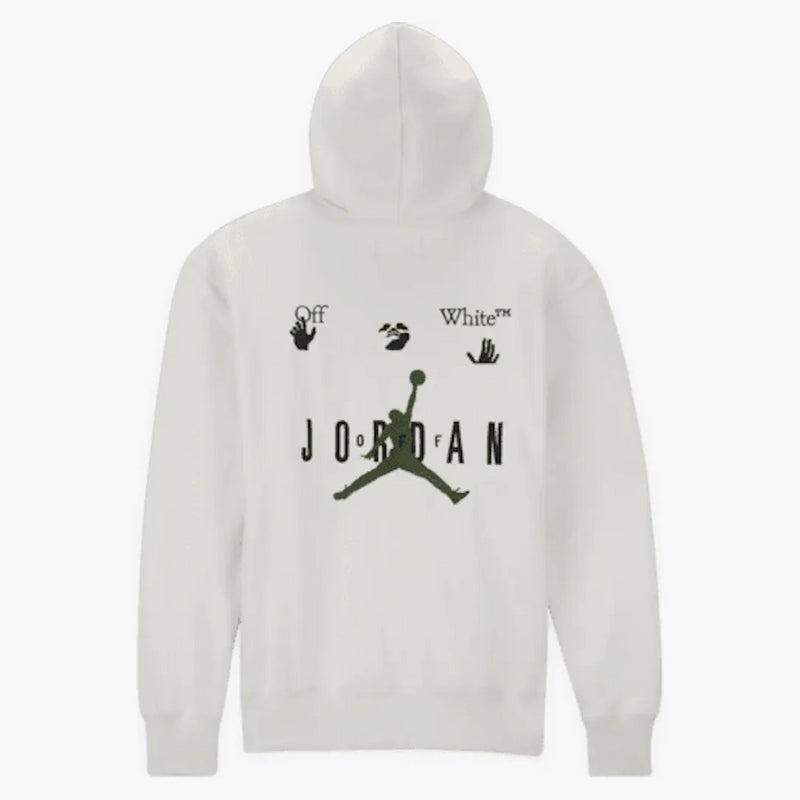 Off-white X Jordan Hoodie (asia Sizing) White