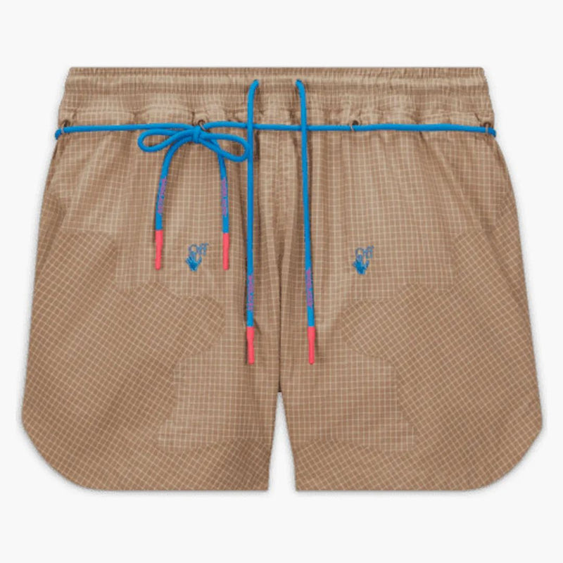 Off-white X Nike 002 Woven Shorts Beige