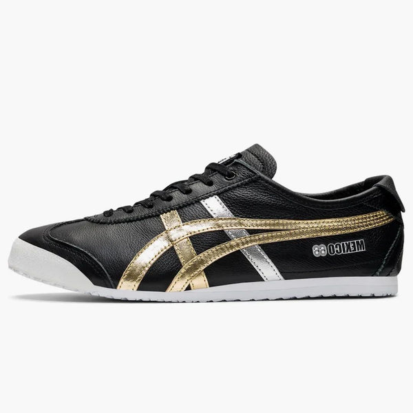 Onitsuka Tiger Mexico 66 Black Gold Silver