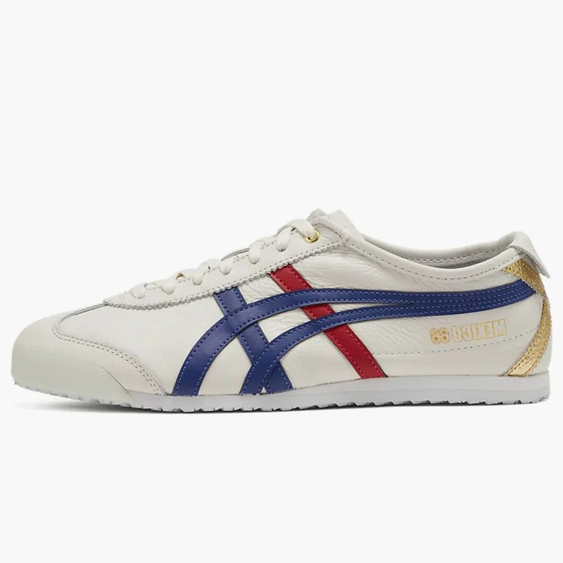 Onitsuka Tiger Mexico 66 White Dark Blue Red Gold