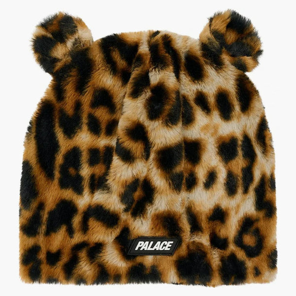 Palace Furry Ears Nein Cuff Beanie Leopard