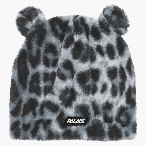 Palace Furry Ears Nein Cuff Beanie Snow Leopard