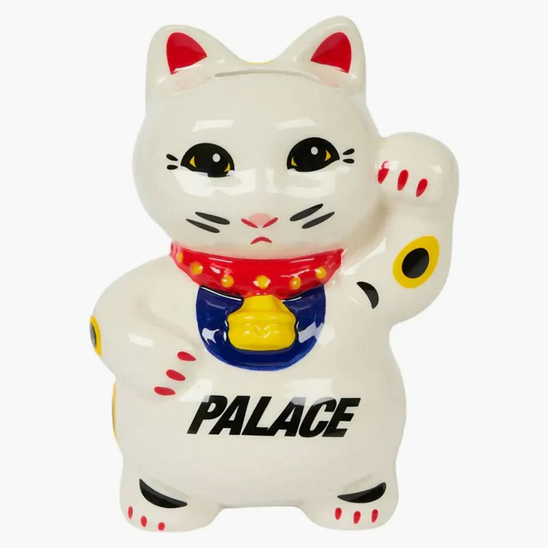 Palace Lucky Cat Money Bank White