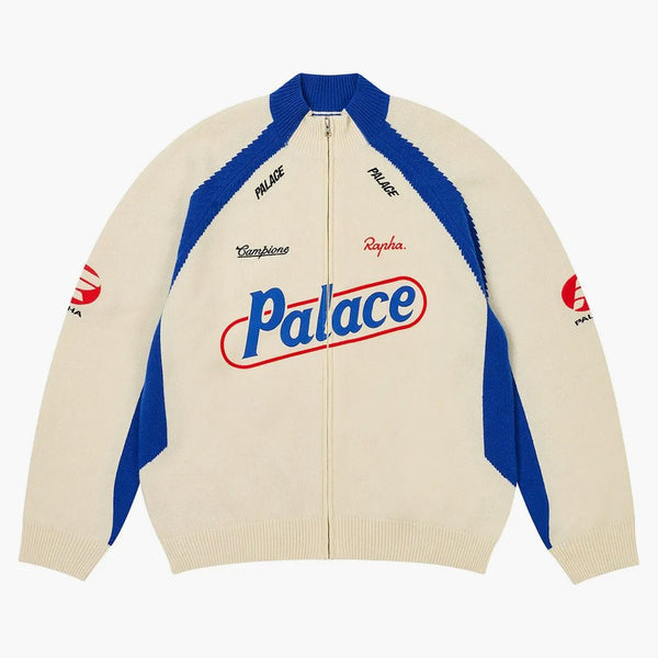 Palace Rapha Zip Knit White