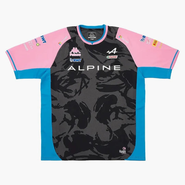 Palace X Kappa For Alpine Driver Jersey Night Desert Camo