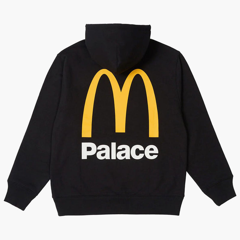 Palace x McDonald's Logo Hood Black