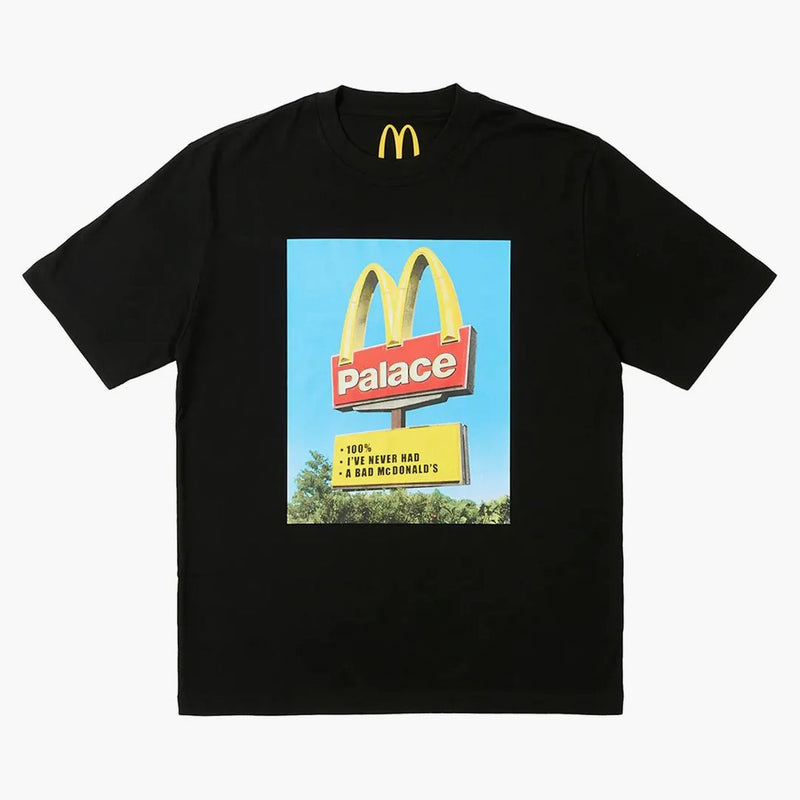 Palace X Mcdonald's Sign T-shirt Black