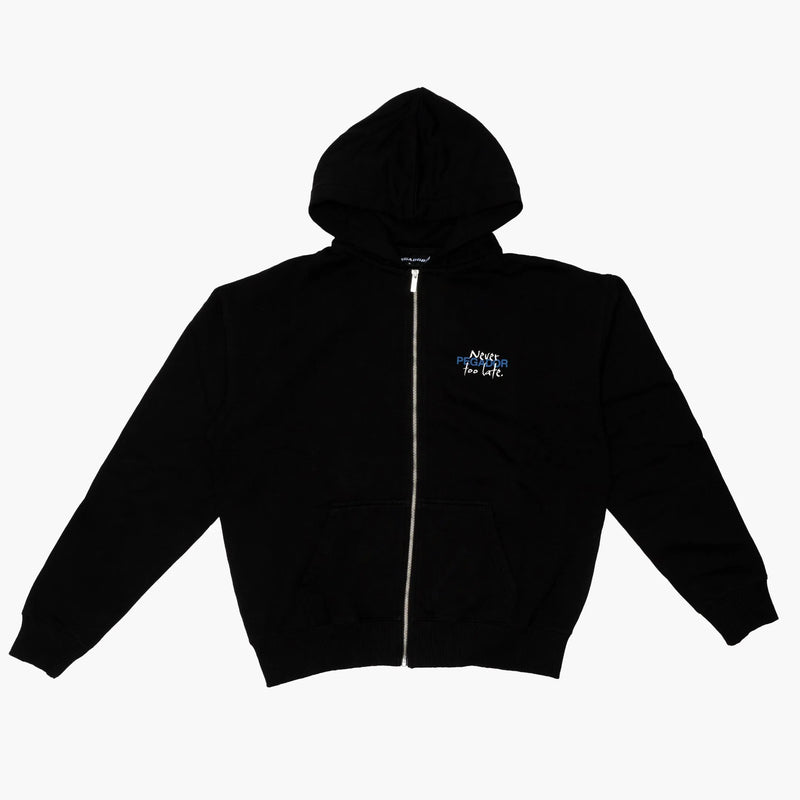 Pegador Cardinal Oversized Zip Up Hoodie Black