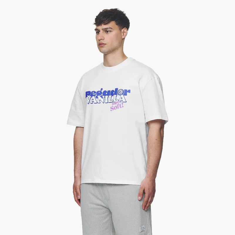 Pegador Hamlin Oversized Tee White Model 2