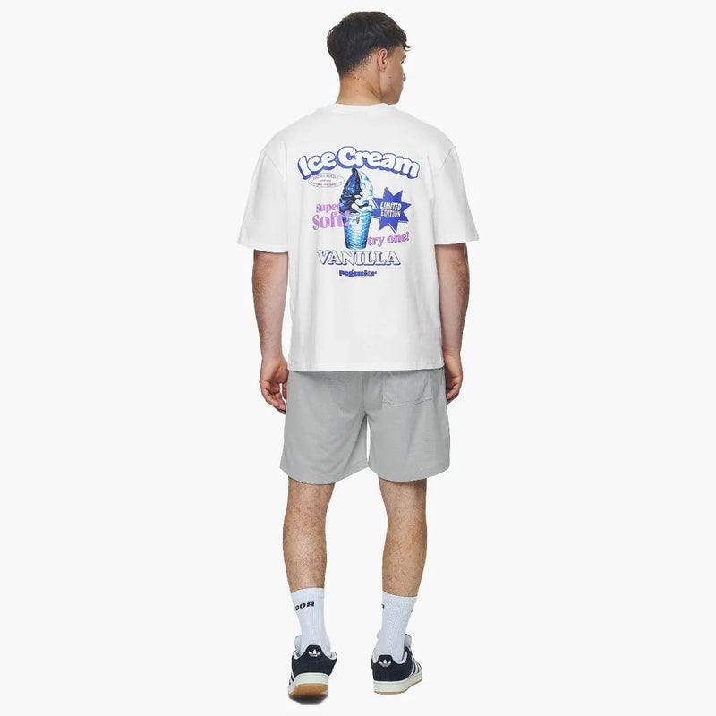 Pegador Hamlin Oversized Tee White Model 4