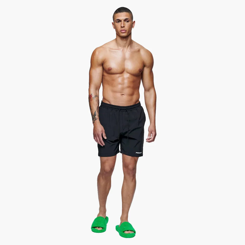 Pegador Logo Swim Shorts Black Model 2