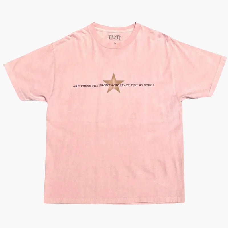 Travis Scott Utopia Circus Maximus Pink Star Tee Pink