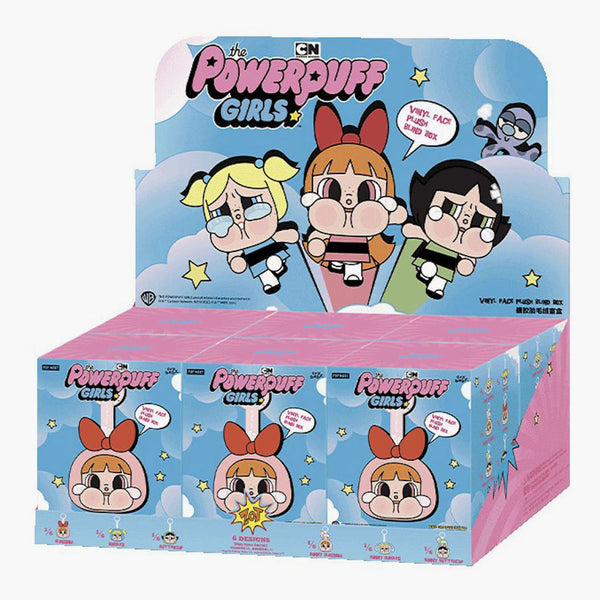 Pop Mart CryBaby x Powerpuff Girls Series Vinyl Face Plush Sealed Case (6 Blind Boxes) 1 Piece