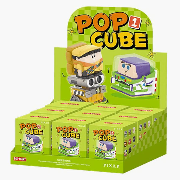 Pop Mart Disney Pixar Pop Cube-1 Series Figures Sealed Case (9 Blind Box)