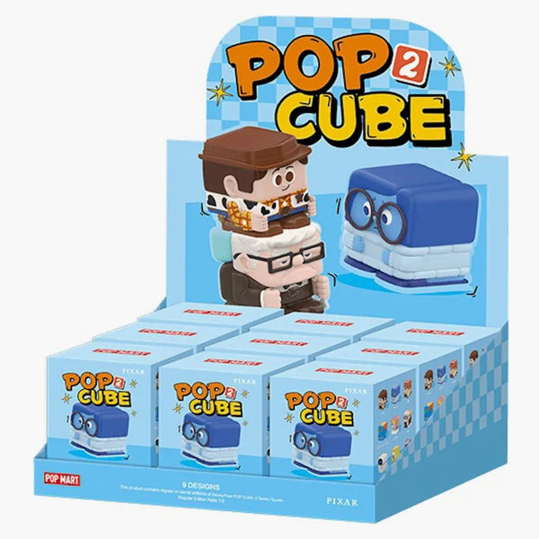 Pop Mart Disney Pixar Pop Cube-2 Series Figures Sealed Case (9 Blind Box)