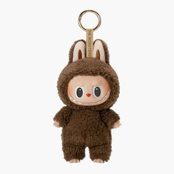 Pop Mart Labubu The Monsters Tasty Macarons Chestnut Cocoa Vinyl Plush Pendant