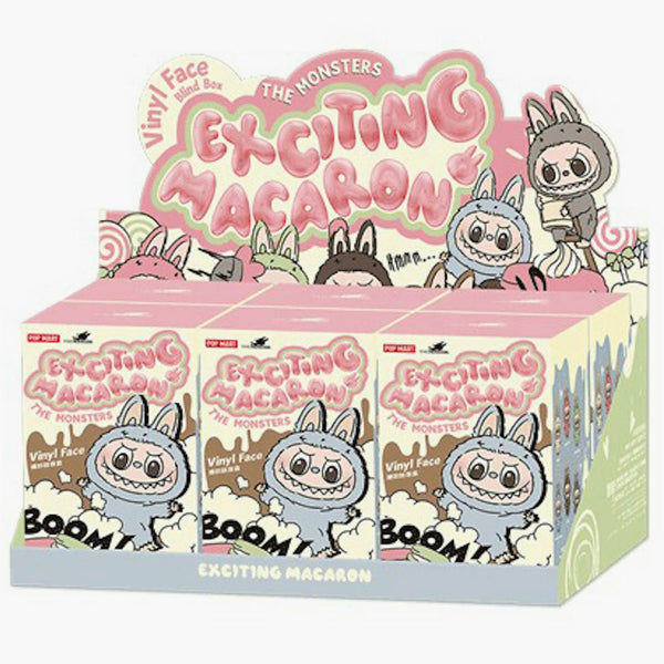 Pop Mart Labubu The Monsters Tasty Macarons Vinyl Face Mystery Box / 1 Pack