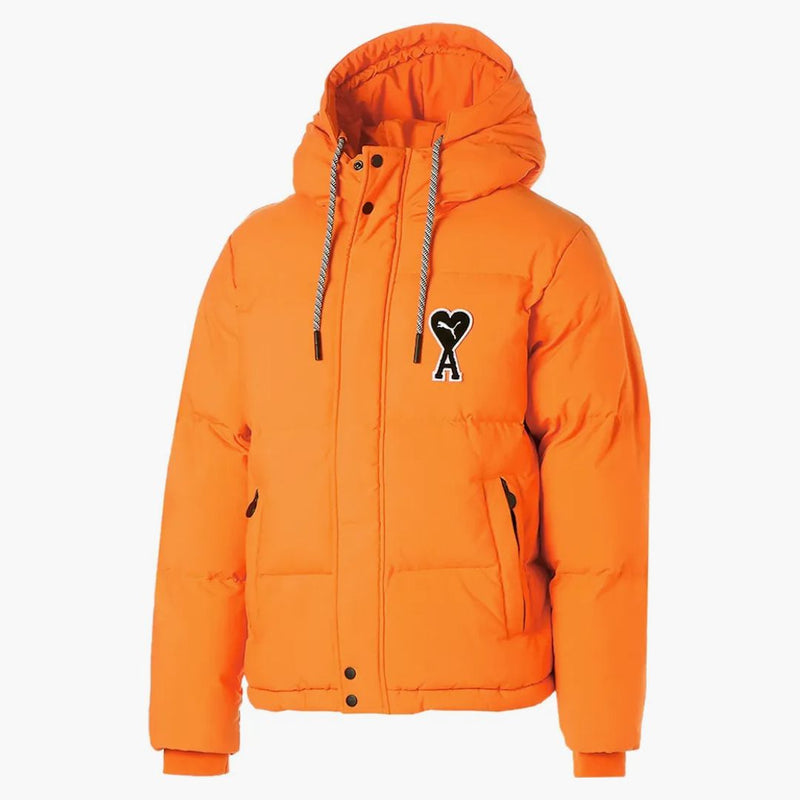 Puma X Ami Padded Jacket Jaffa Orange