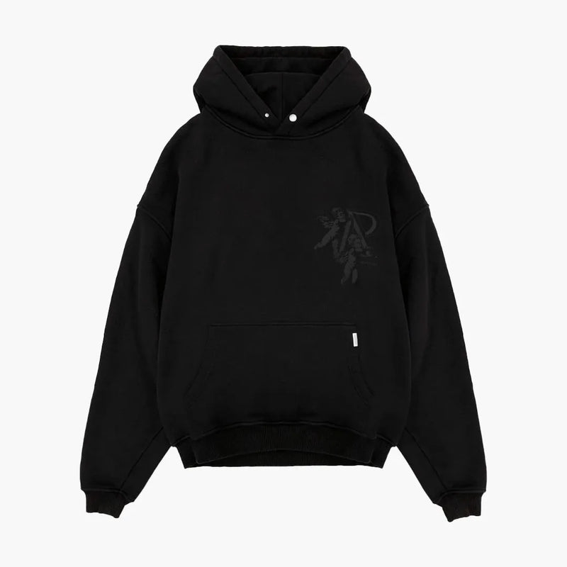 Represent Cherub Initial Hoodie Jet Black