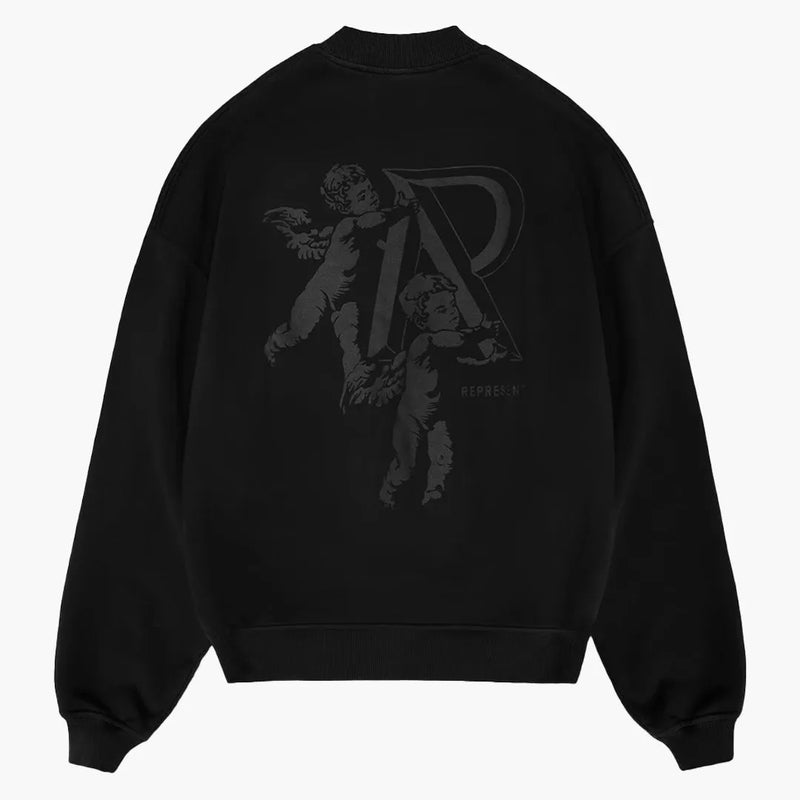 Represent Cherub Initial Sweater Jet Black Rückseite