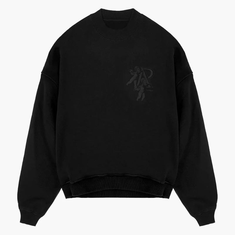 Represent Cherub Initial Sweater Jet Black