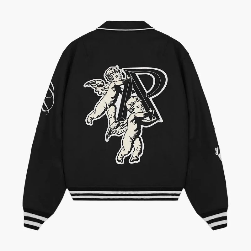 Represent Cherub Wool Varsity Jacket Jet Black Rückseite