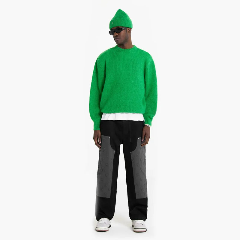 Represent Mohair Sweater Island Green Modell Ganz