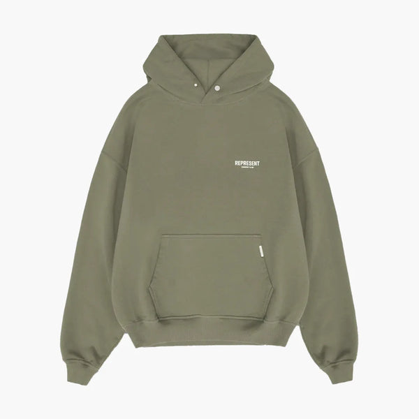 Represent Owners Club Hoodie Olive