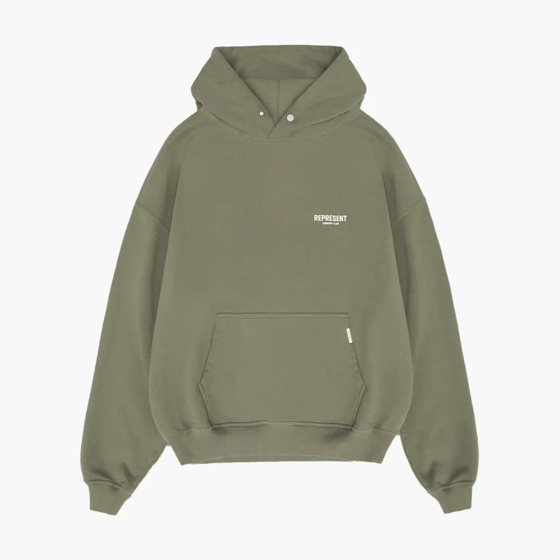 Represent Owners Club Hoodie Olive