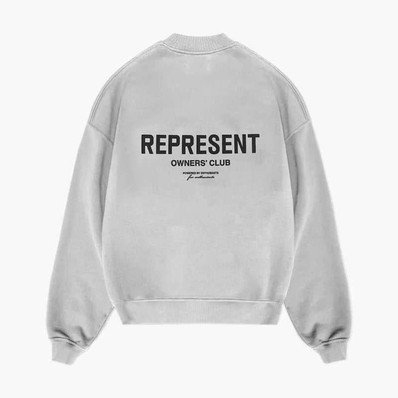 Represent Owners Club Sweater Ash Grey Rückseite