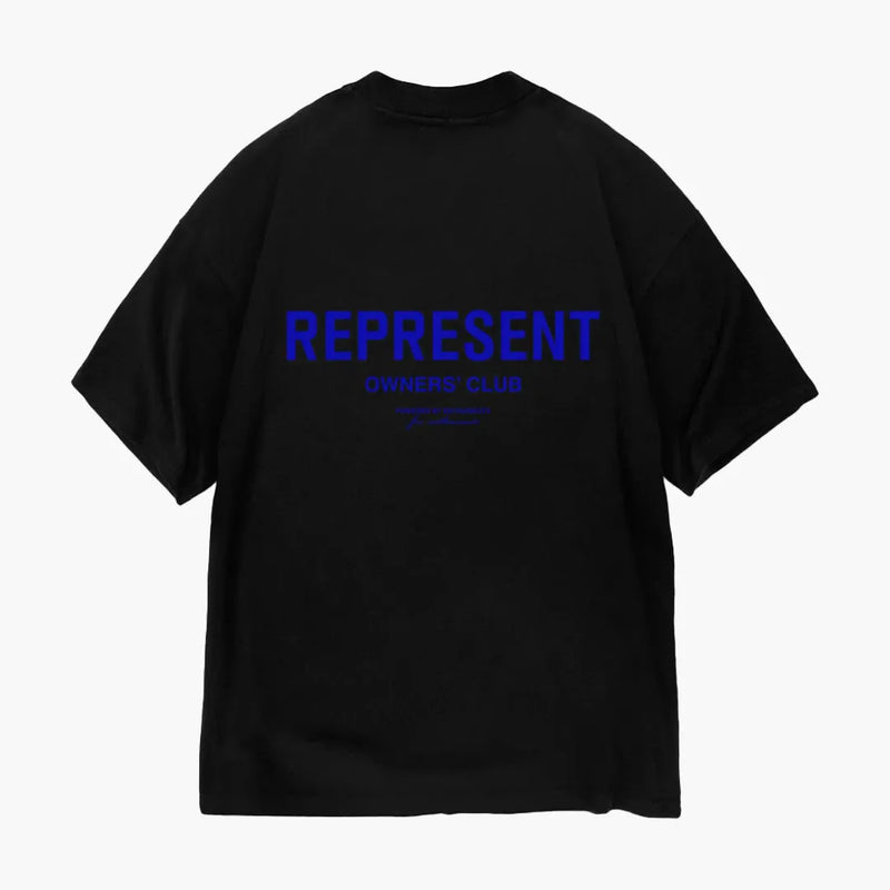 Represent Owners Club T-Shirt Black Cobalt Rückseite