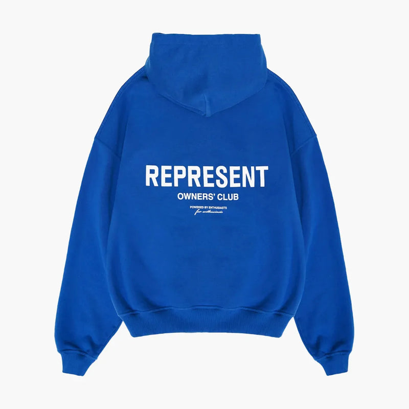 Represent Owners Club Zip Hoodie Cobalt Rückseite