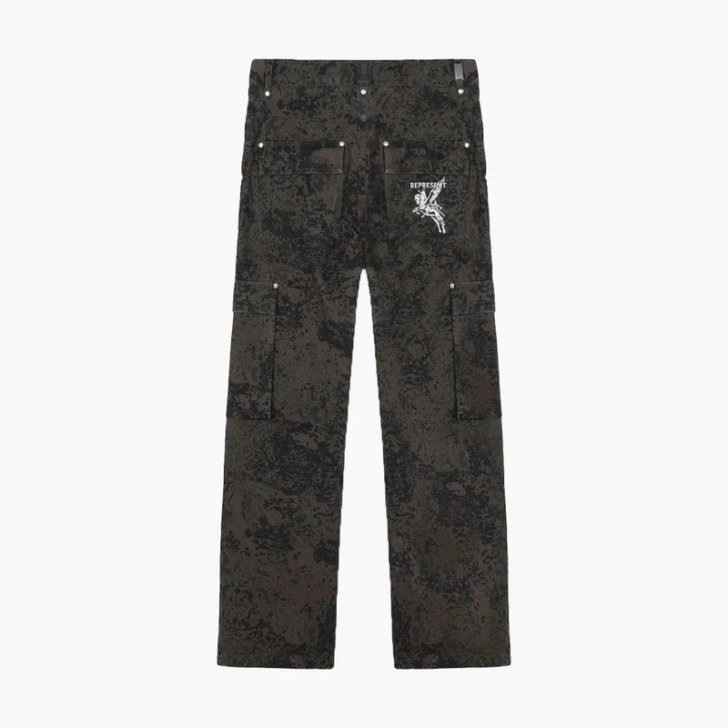 Represent Utility Cargo Pant Camo Rückseite