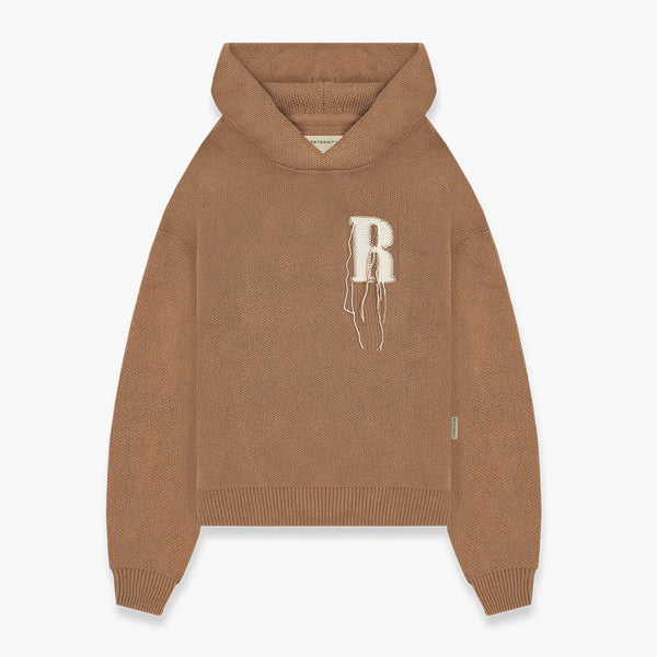 Reternity Knit Hoodie Brown