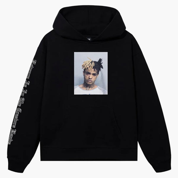 Revenge Xxxtentacion Mugshot Hoodie Black