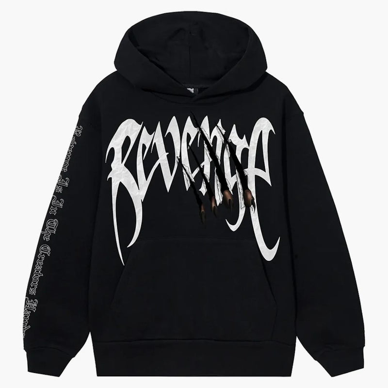 Revenge X City Morgue Arch Logo Claw Hoodie Black