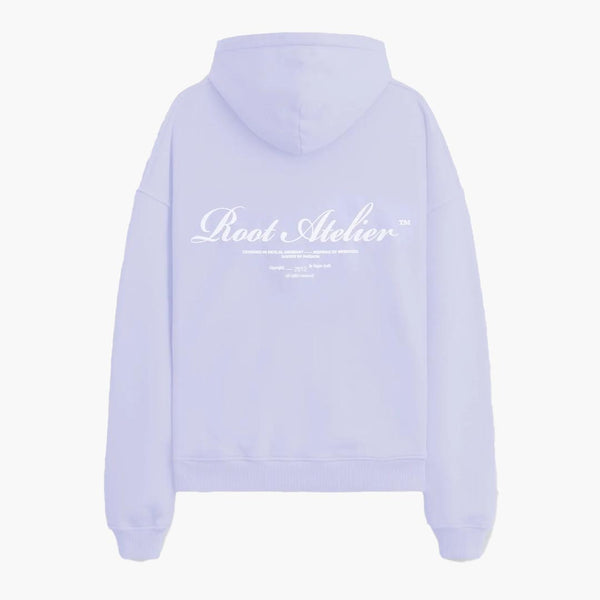 Kořenová ateliérní nálada Purple Zip Hoodie