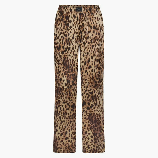 Skims X Dolce&Gabbana Silk Cargo Pant Leopard