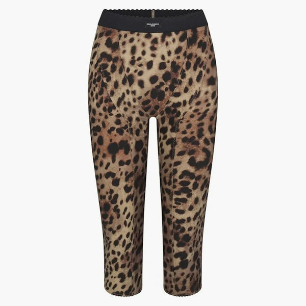 Skims X Dolce&Gabbana Skims Body Capri Leopard