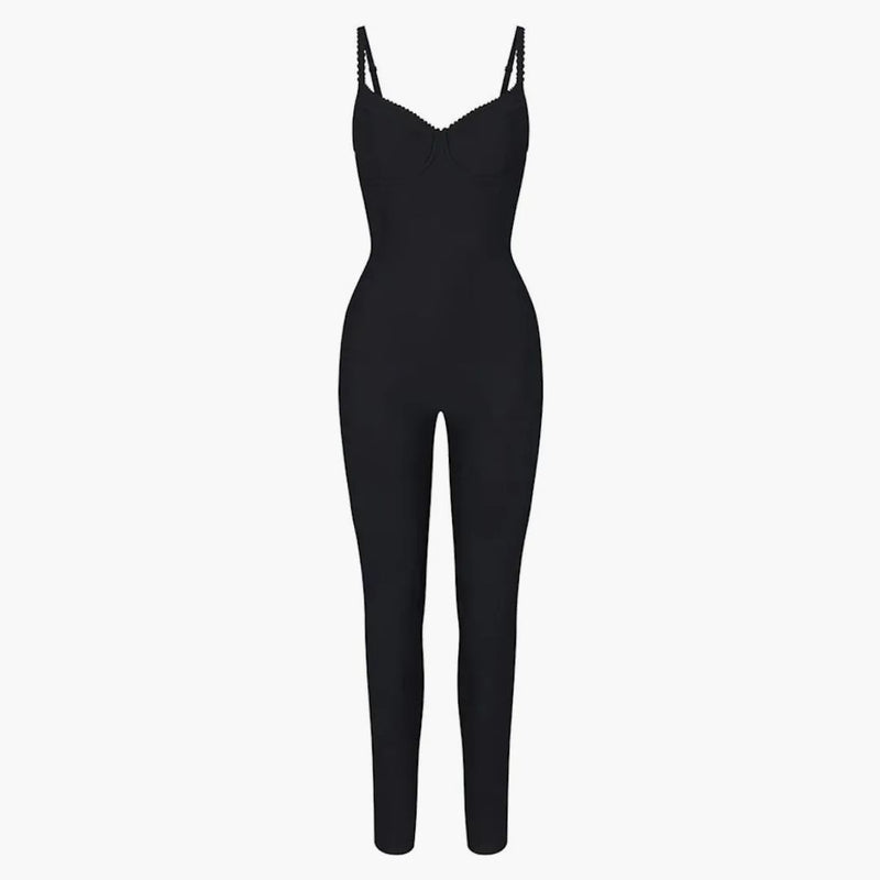 Skims X Dolce&gabbana Skims Body Catsuit Onyx