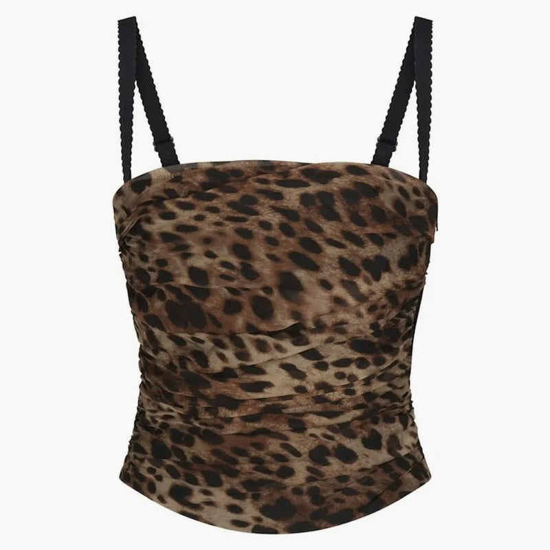 Skims X Dolce&Gabbana Skims Romance Corset Leopard