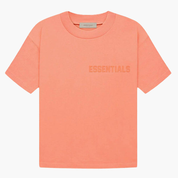 Fear of God Essentials T-Shirt Coral (FW22) front
