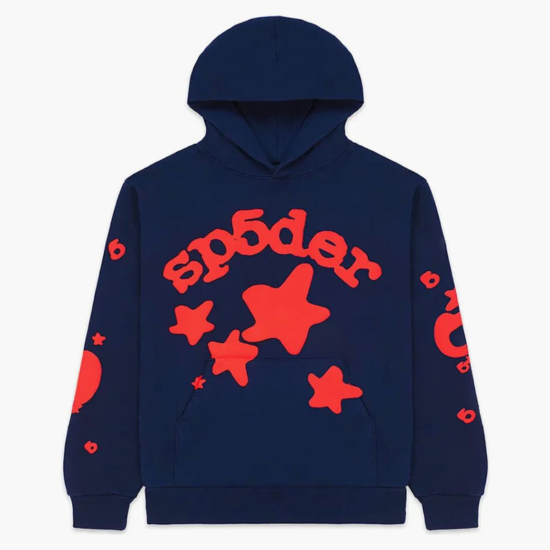 Sp5der Beluga Hoodie Navy